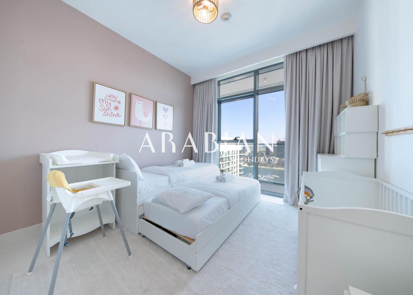 ドバイCharming 2Br With Sea View&Beach Accessアパートメント エクステリア 写真